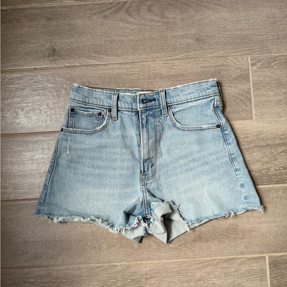 Abercrombie & Fitch Light Blue Jean Shorts